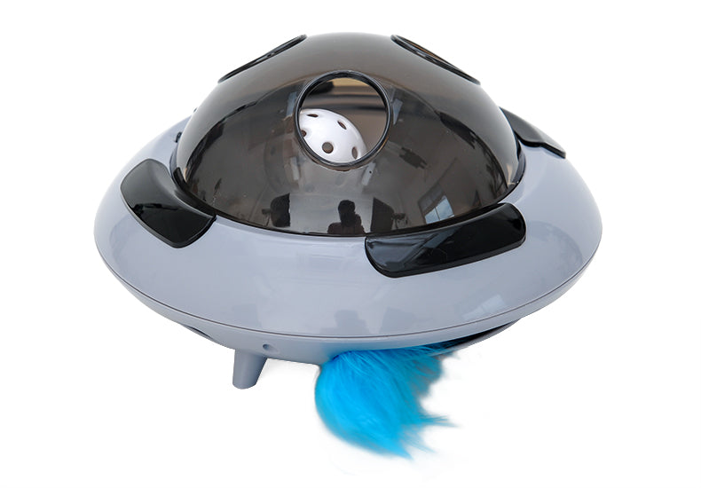 KFX-5483837 Electric Simulation Mouse Cat Toy with Turntable Design, 22.5cm Diameter, Interactive Play for Feline Fun