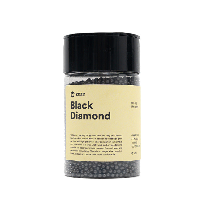 KFX-5484477 Activated Carbon Cat Litter Deodorant Beads for Odor Control and Absorption - 260ml