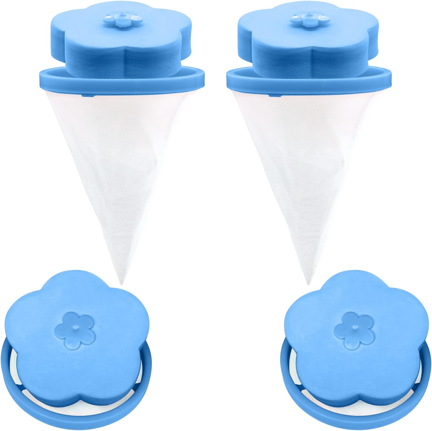 KFX-5486269 Effective Pet Hair Catcher for Top-Loading Washing Machines - Reusable Lint Filter Pouch for Dogs and Cats