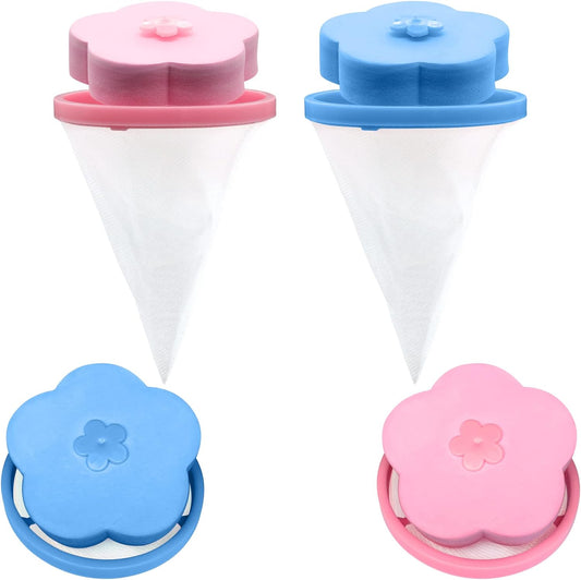 KFX-5486269 Effective Pet Hair Catcher for Top-Loading Washing Machines - Reusable Lint Filter Pouch for Dogs and Cats