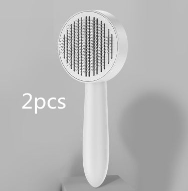 KFX-5490365 Pet Comb for Cats and Dogs - Long Hair Removal Tool with Steel Needles for Grooming and Massage