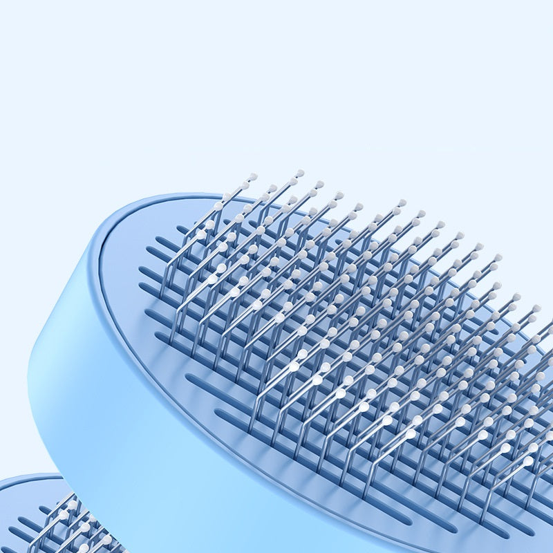 KFX-5490365 Pet Comb for Cats and Dogs - Long Hair Removal Tool with Steel Needles for Grooming and Massage