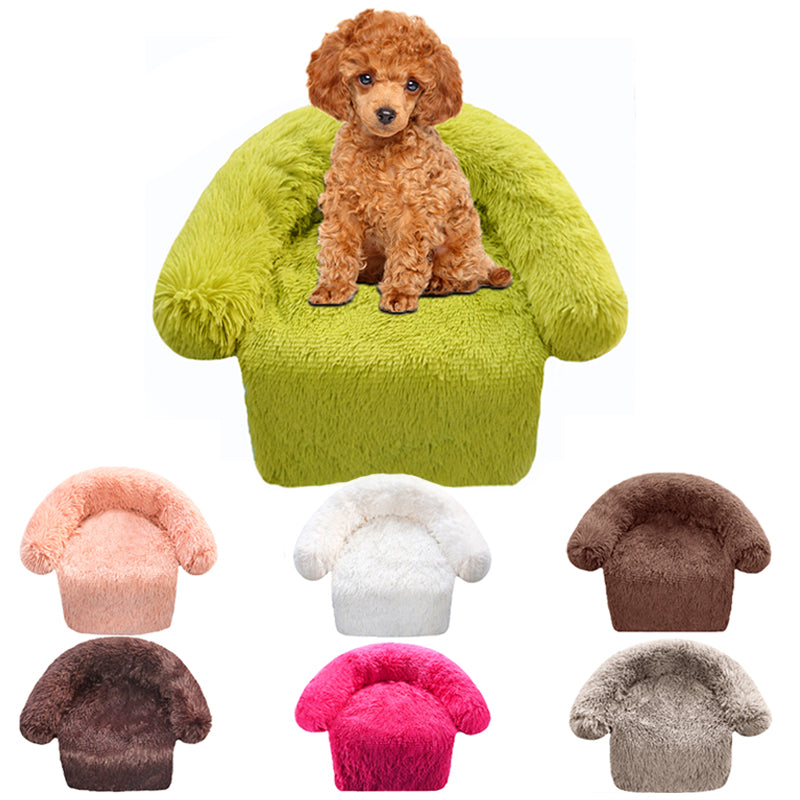 KFX-5492797 Plush Zippered Dog Kennel Blanket - Soft Pet Bed for Small to Large Dogs