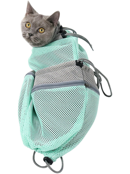 KFX-5496765 Detachable Scratch-Proof Cat Washing Bag in Multiple Colors