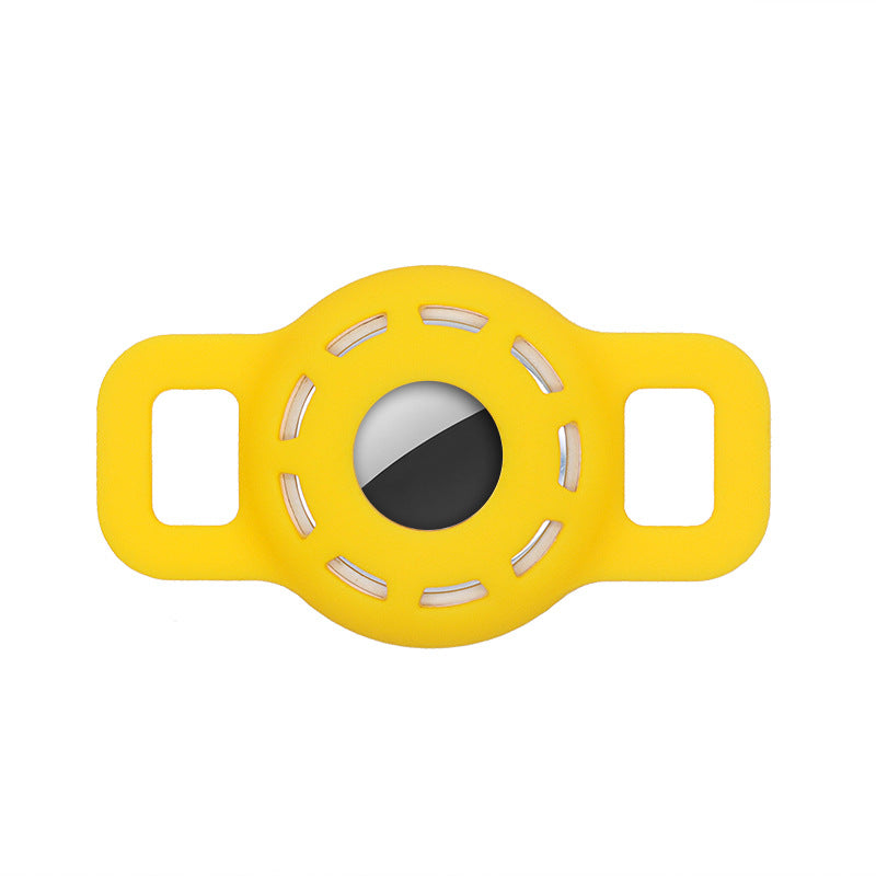 KFX-5502269 Silicone Protective Sleeve for Pet Collar with Anti-Lost AirTag Holder