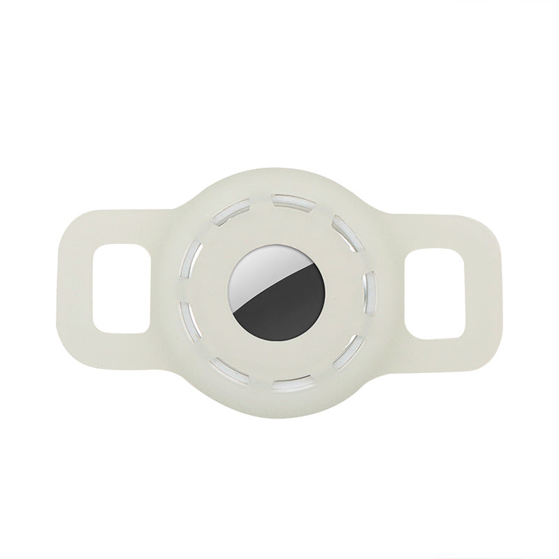 KFX-5502269 Silicone Protective Sleeve for Pet Collar with Anti-Lost AirTag Holder
