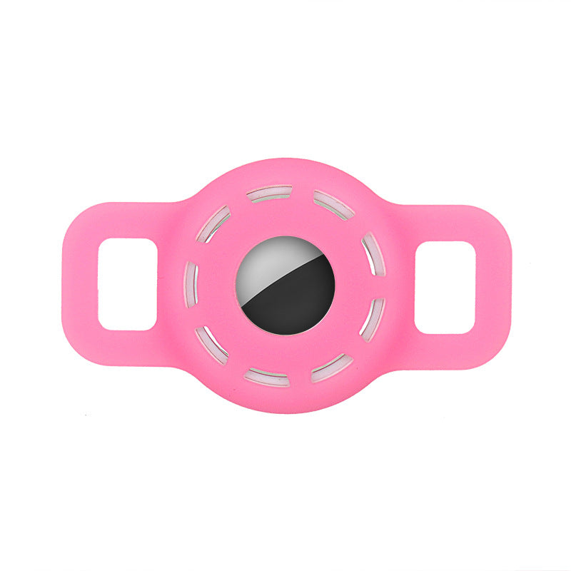 KFX-5502269 Silicone Protective Sleeve for Pet Collar with Anti-Lost AirTag Holder
