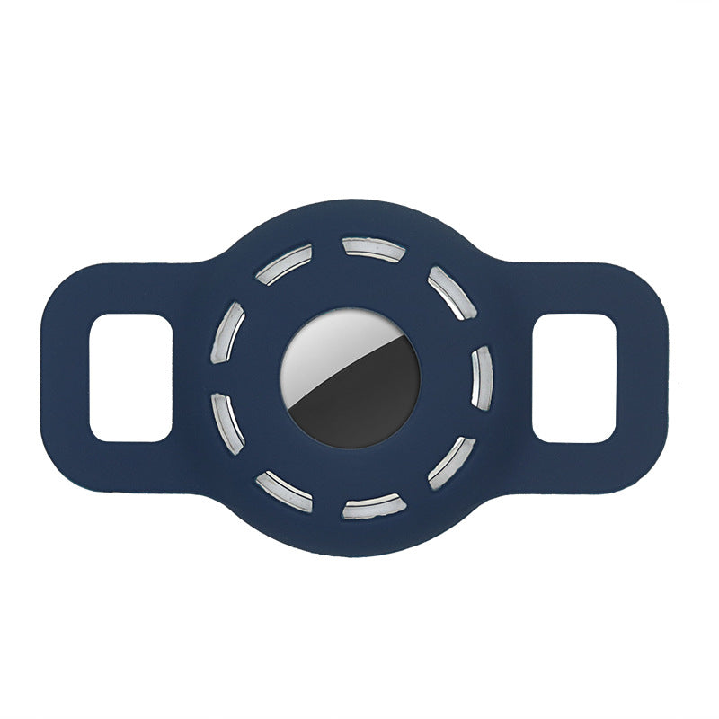 KFX-5502269 Silicone Protective Sleeve for Pet Collar with Anti-Lost AirTag Holder