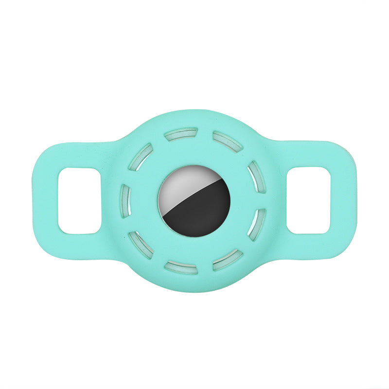 KFX-5502269 Silicone Protective Sleeve for Pet Collar with Anti-Lost AirTag Holder
