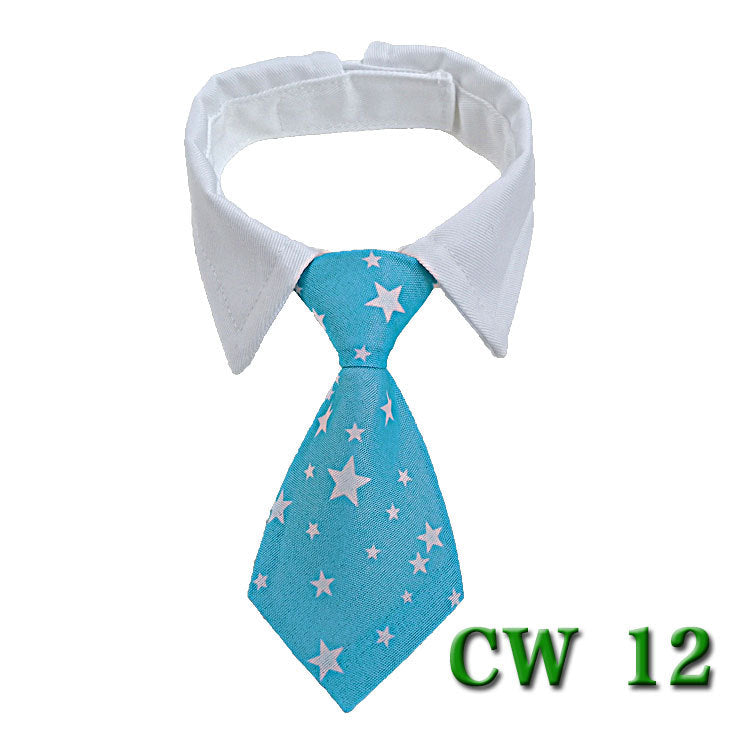 KFX-5502525 Striped Pet Neck Tie Bow Knot Scarf for Dogs - Four Seasons Apparel