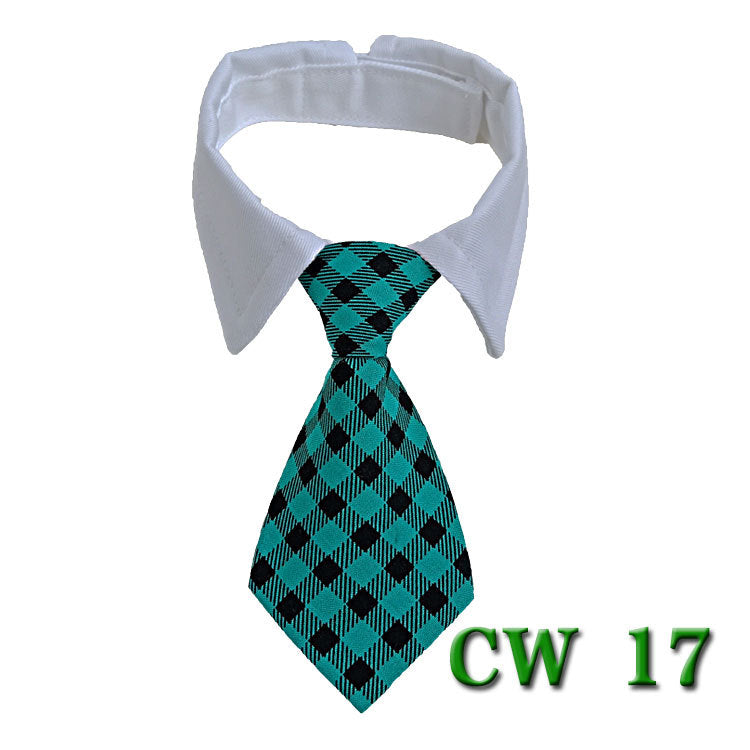 KFX-5502525 Striped Pet Neck Tie Bow Knot Scarf for Dogs - Four Seasons Apparel