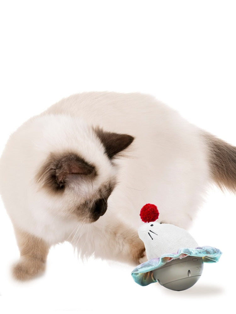 KFX-5505085 Electric Laser Teasing Stick Toy for Cats - Engaging Educational Playtime with Ball