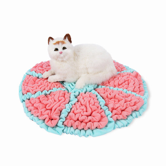 KFX-5506237 Anti-Slip, Bite-Resistant Slow Food Mat with Polar Fleece and Non-Slip Bottom