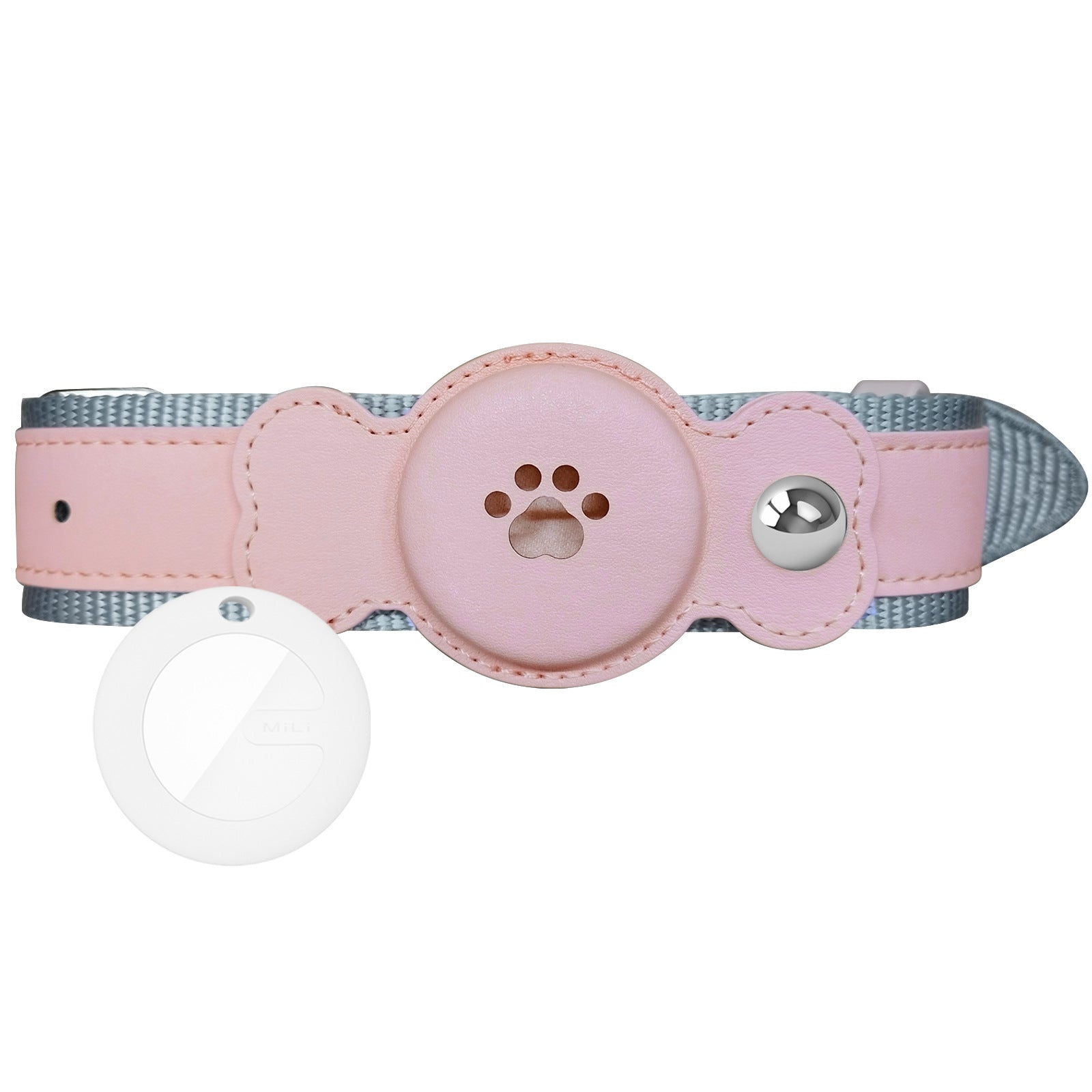 KFX-5508029 Anti-Lost Pet Positioning Collar with Locator Pendant - Multiple Color Options Available