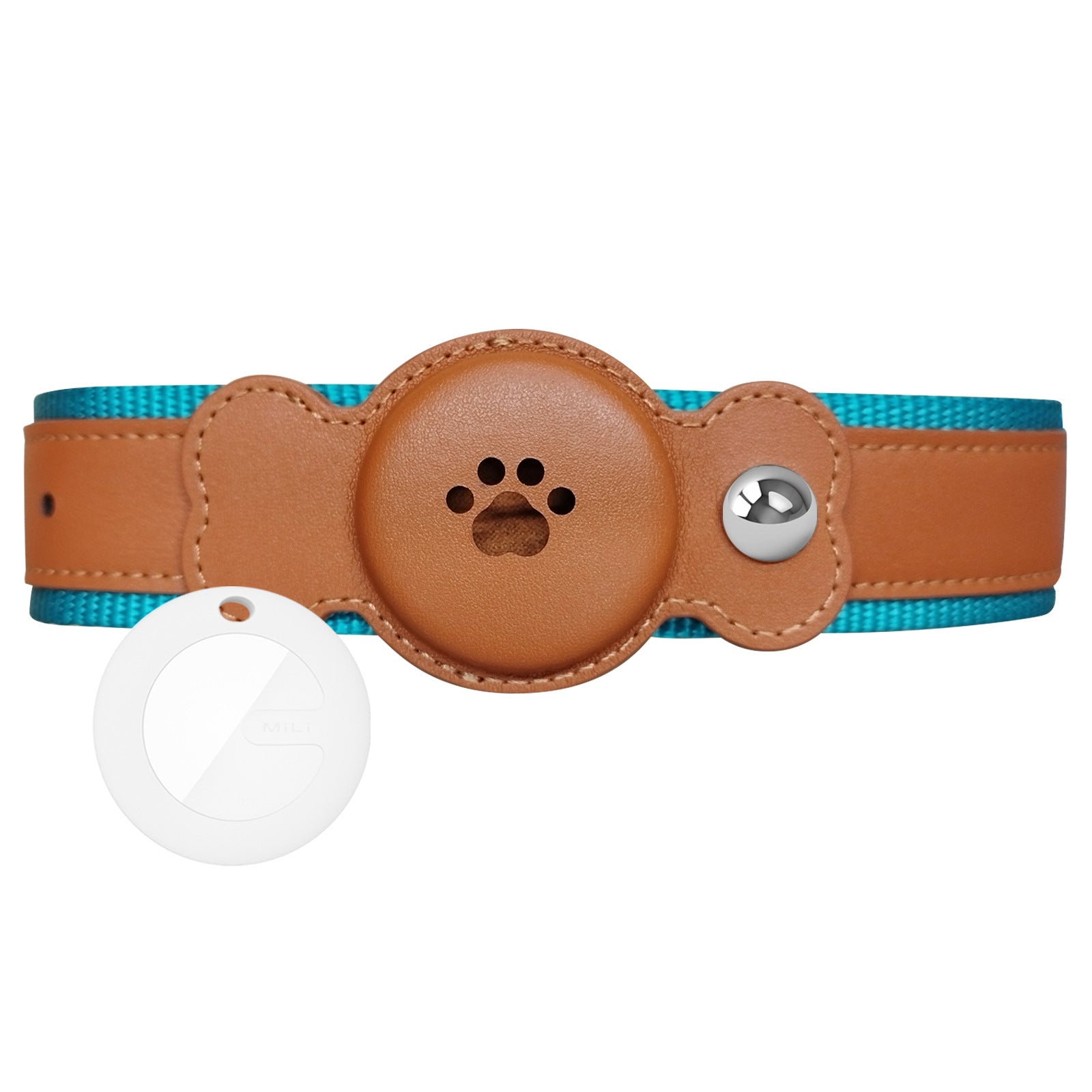 KFX-5508029 Anti-Lost Pet Positioning Collar with Locator Pendant - Multiple Color Options Available