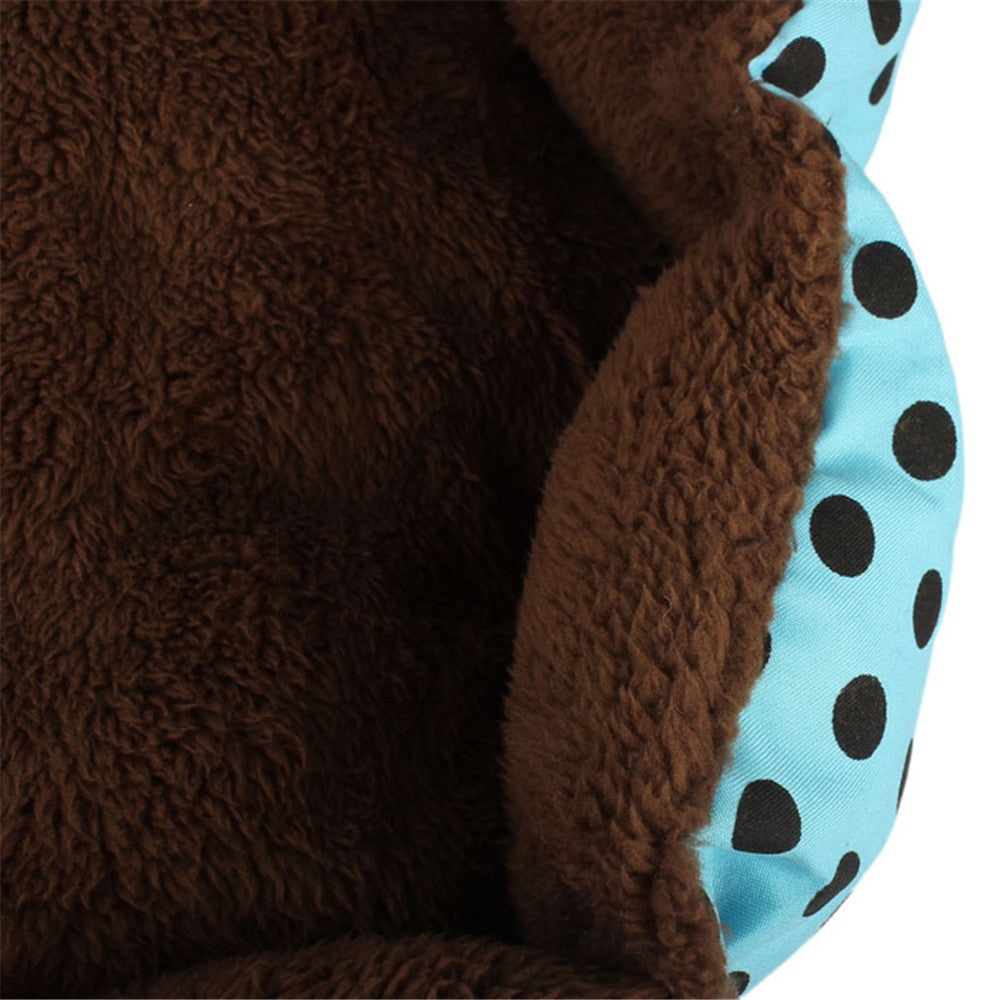 KFX-5510077 Cozy Soft Fleece Pet Bed - Warm Cat & Dog Bed in Multiple Colors, 35cmx30cm