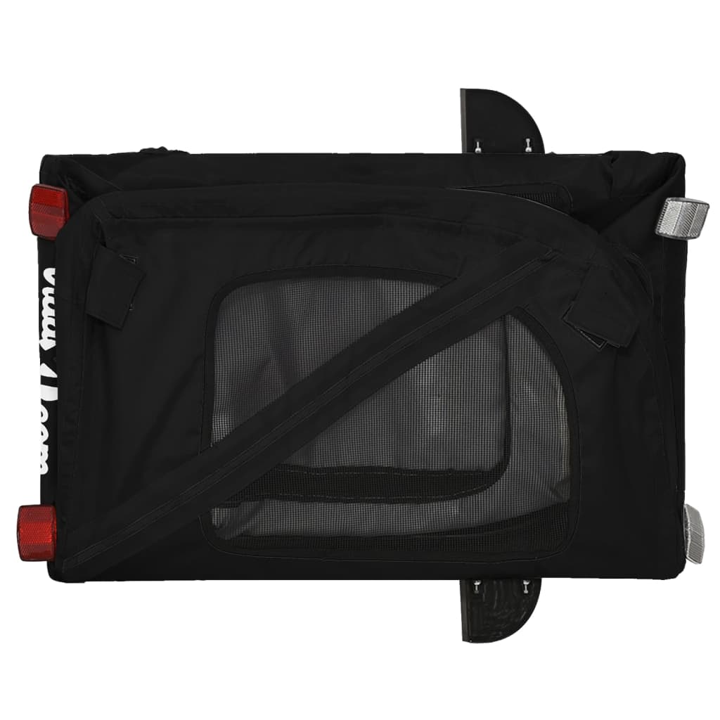 KFX-5511485 Dog Bicycle Trailer with Durable Oxford Fabric, Iron Frame, and Reflectors