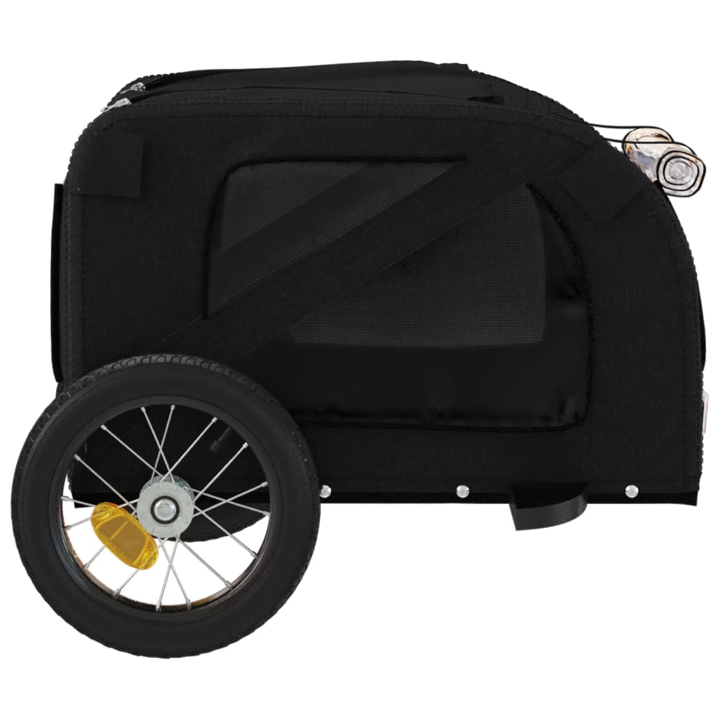 KFX-5511485 Dog Bicycle Trailer with Durable Oxford Fabric, Iron Frame, and Reflectors