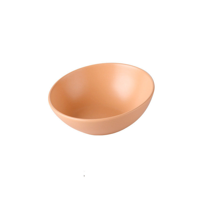 KFX-5511997 Ceramic Pet Bowl - Small 300ML & Medium 600ML Options, Solid Color Kraft Box Packaging