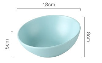 KFX-5511997 Ceramic Pet Bowl - Small 300ML & Medium 600ML Options, Solid Color Kraft Box Packaging
