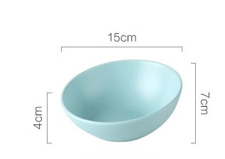 KFX-5511997 Ceramic Pet Bowl - Small 300ML & Medium 600ML Options, Solid Color Kraft Box Packaging