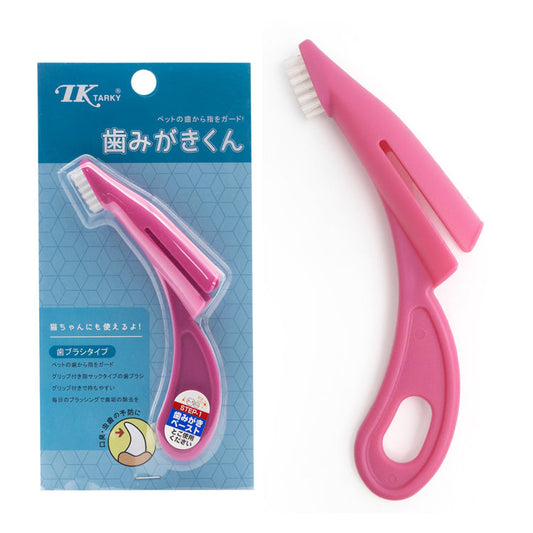 KFX-5513661 Dog Toothbrush with Nylon Brush Head and ABS Handle for Effective Cleaning