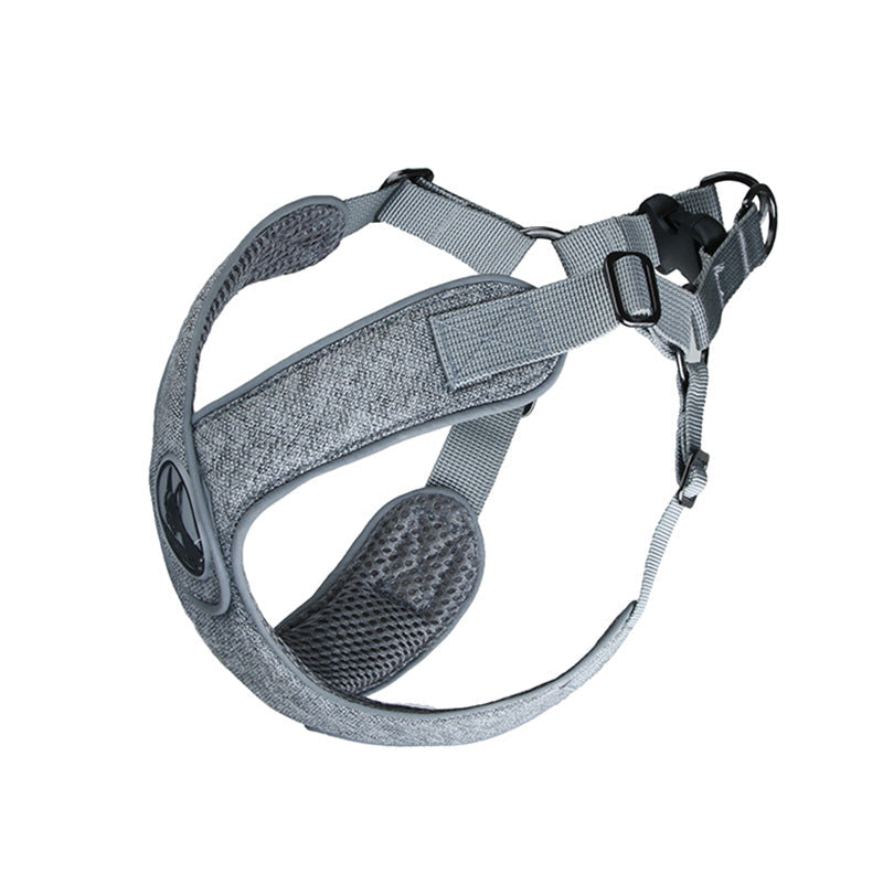 KFX-5515069 Breathable Cationic Mesh Harness for Small and Medium Dogs - Adjustable Size Options