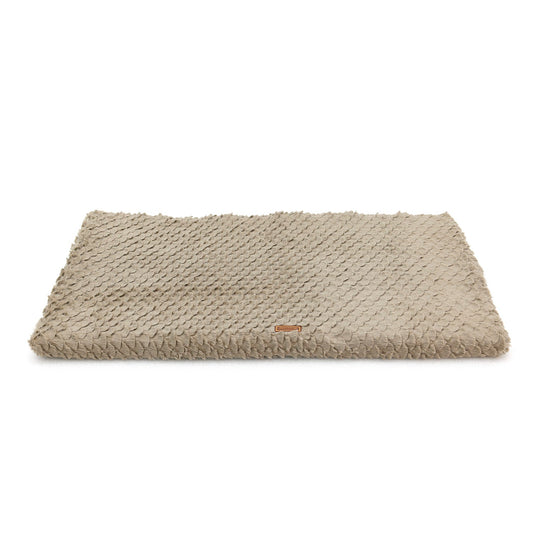 KFX-5520189 Ultra Soft Plush Dog Bed with Removable Washable Cover - Anti-Slip Mat for Medium to Large Pets, All-Season Comfort