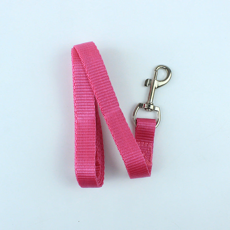 KFX-5521341 Durable Lightweight Nylon Leash for Small Dogs and Cats - 120cm Long, Adjustable Buckle Design