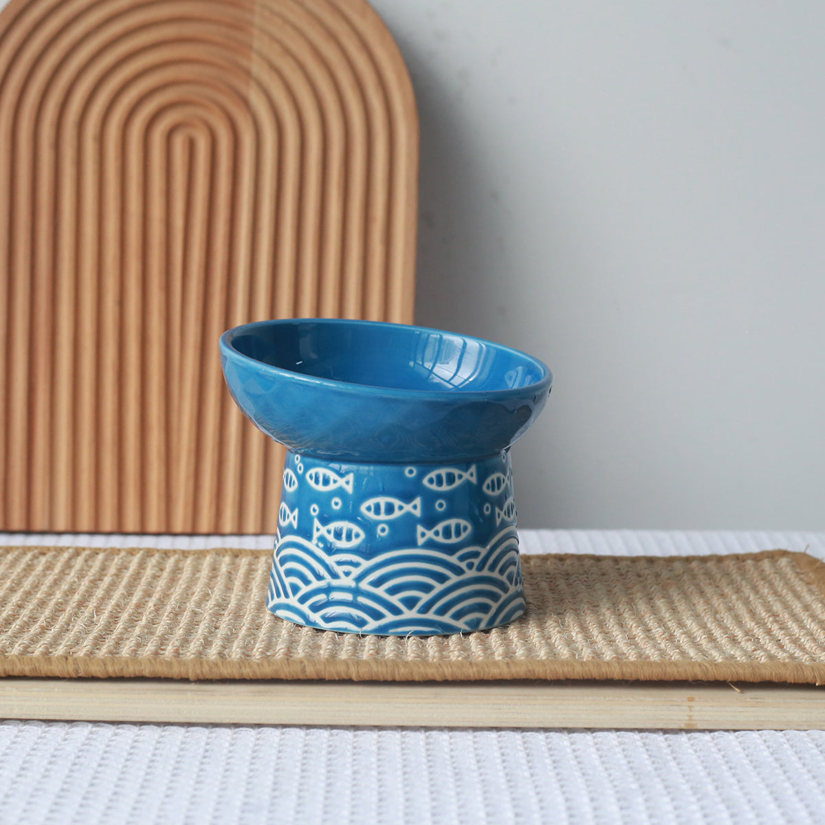 KFX-5521725 Pet Ceramic Bowl in Japanese Style - 200ml Capacity, Available in Multiple Colors