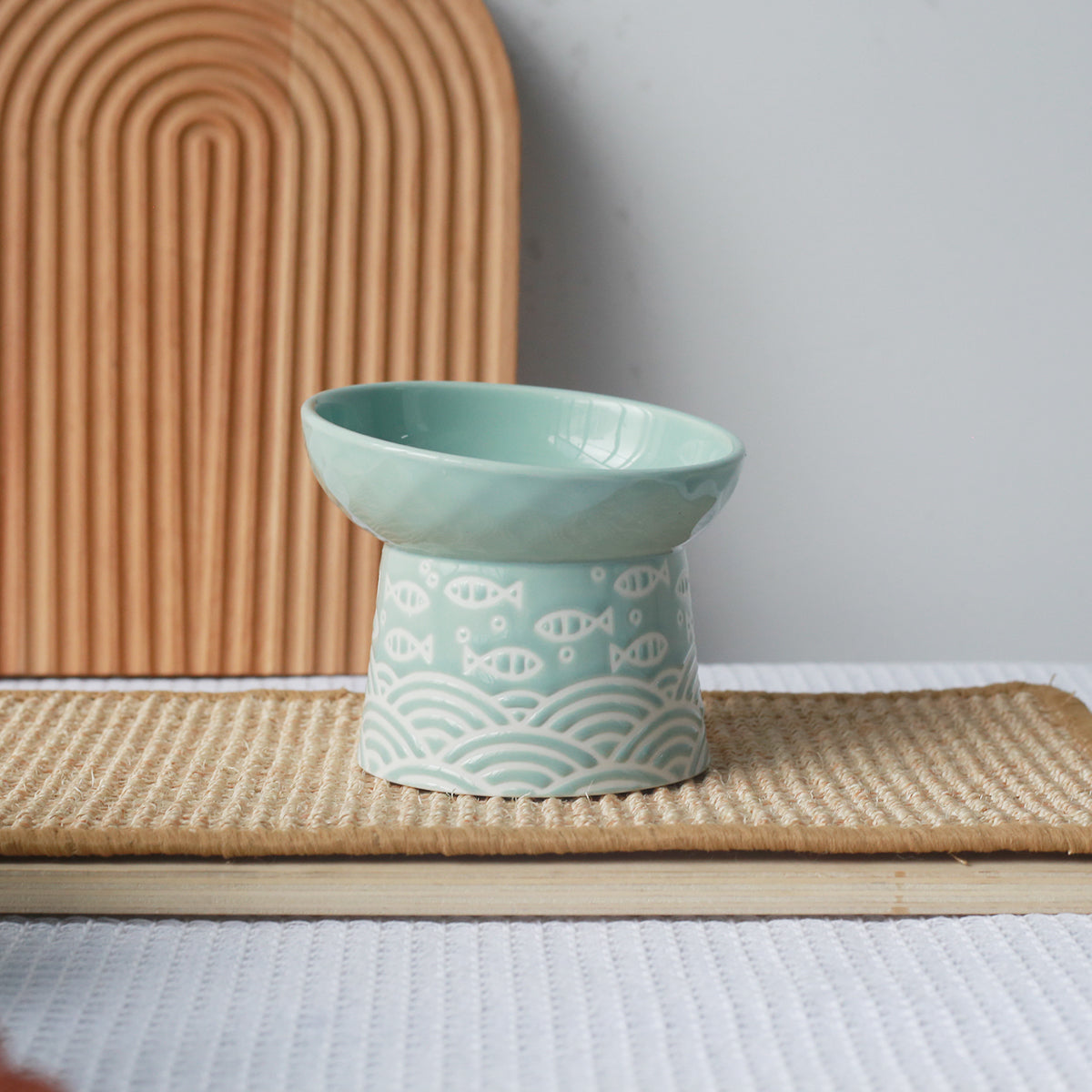 KFX-5521725 Pet Ceramic Bowl in Japanese Style - 200ml Capacity, Available in Multiple Colors