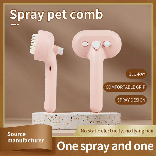 KFX-5523133 Pet Anti-Fly Hair Comb with Blue Light Sterilization - Multiple Colors Available