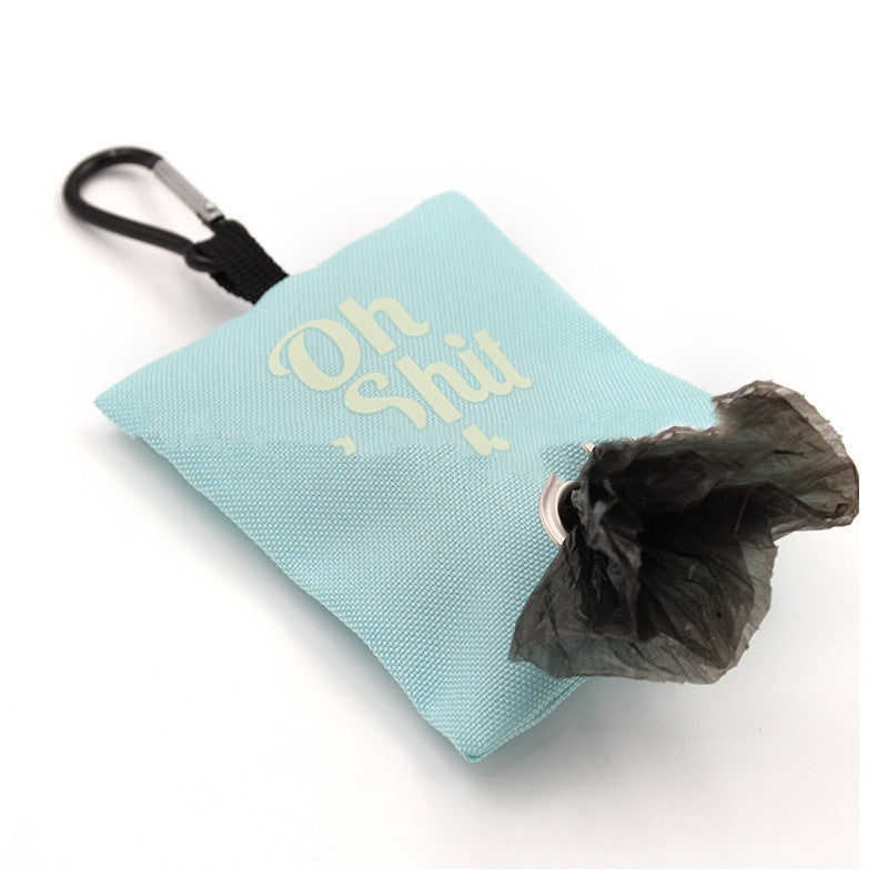 KFX-5523773 Dog Waste Bag Storage Dispenser - Portable Canvas Poop Bags Organizer in Various Colors