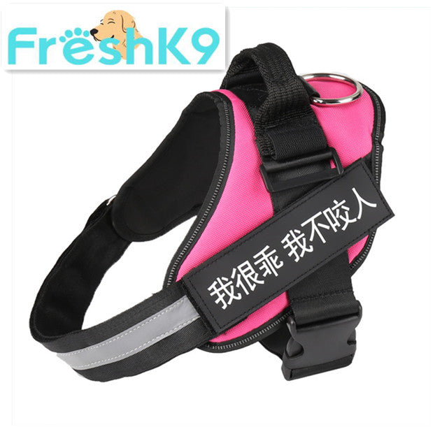 KFX-5526589 Durable Nylon Pet Chest Harness for Dogs - Adjustable Chest Strap
