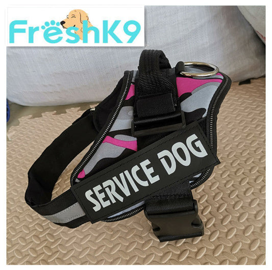KFX-5526589 Durable Nylon Pet Chest Harness for Dogs - Adjustable Chest Strap