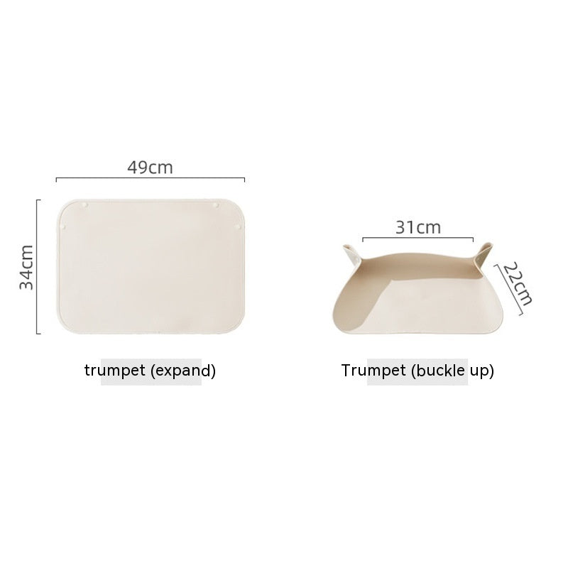 KFX-5527485 Waterproof and Oil-Resistant PU Leather Anti-Slip Pad for Cats