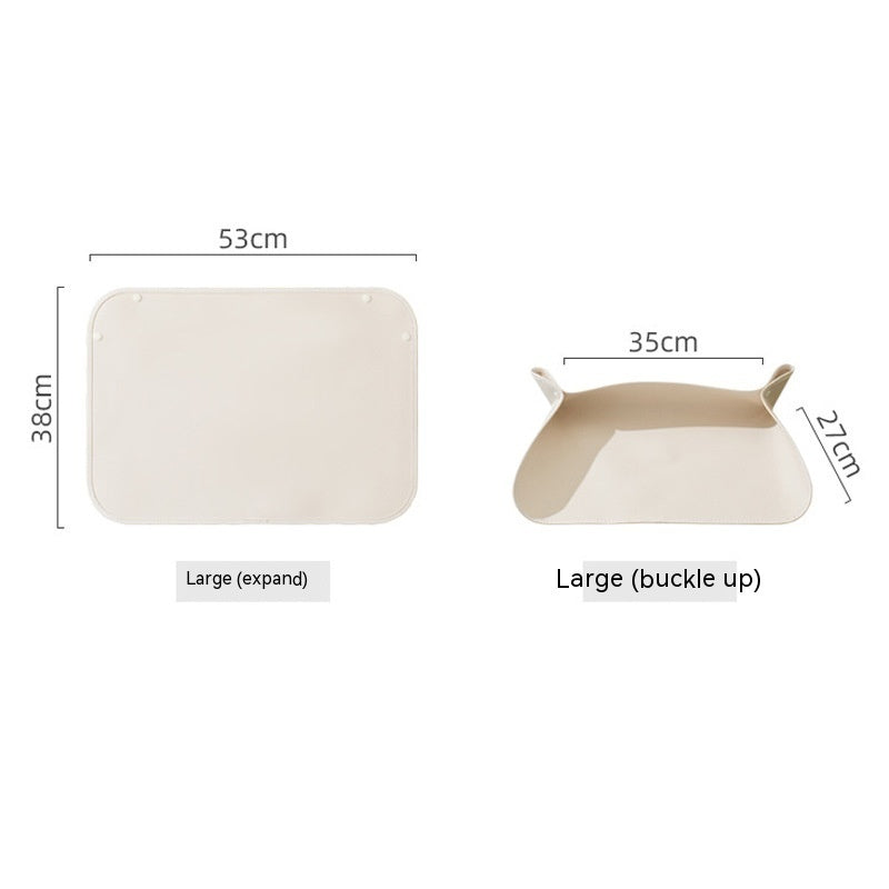 KFX-5527485 Waterproof and Oil-Resistant PU Leather Anti-Slip Pad for Cats
