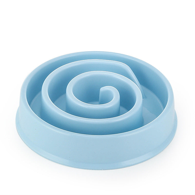 KFX-5531069 Slow Feed Anti-Tipping Pet Bowl - Split Design in Various Colors