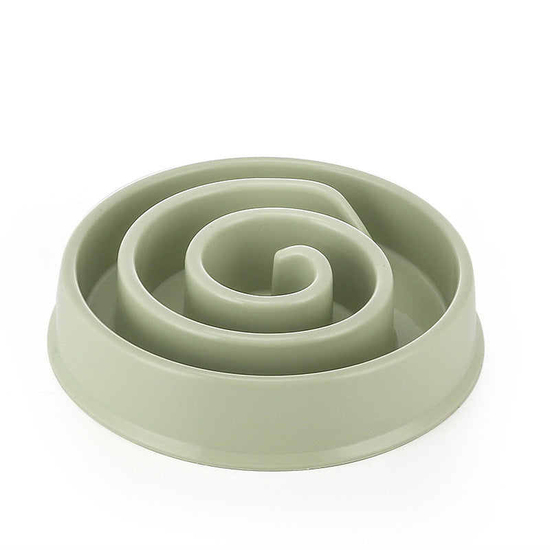 KFX-5531069 Slow Feed Anti-Tipping Pet Bowl - Split Design in Various Colors