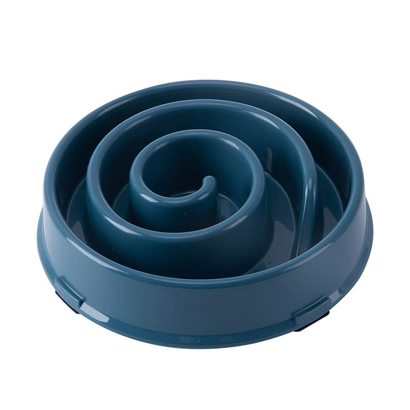 KFX-5531069 Slow Feed Anti-Tipping Pet Bowl - Split Design in Various Colors