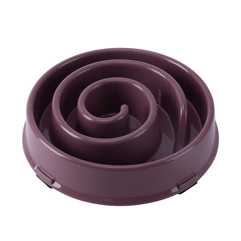 KFX-5531069 Slow Feed Anti-Tipping Pet Bowl - Split Design in Various Colors