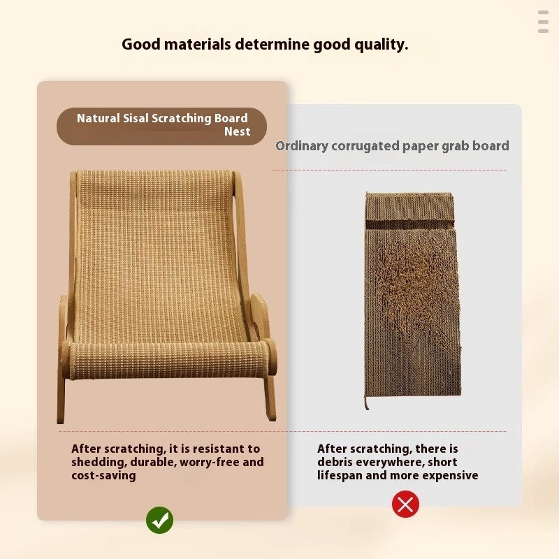 KFX-5531325 Wear-Resistant Sisal Cat Scratch Board in Various Recliner Styles