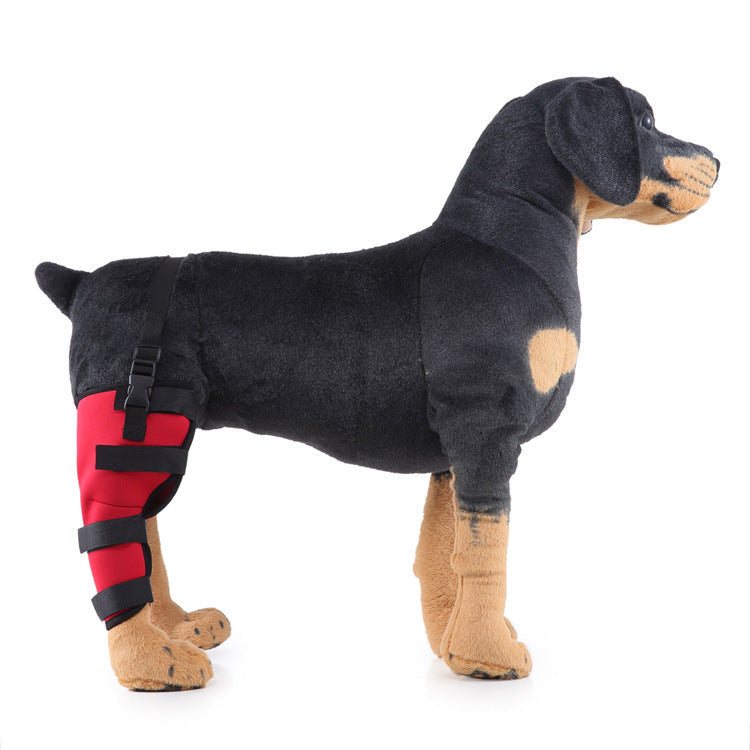 KFX-5537213 Leg Rehabilitation Foot Support for Pets - Adjustable Protective Gear in SBR Material