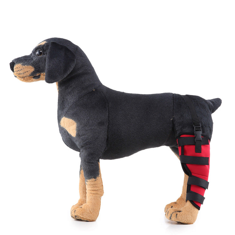 KFX-5537213 Leg Rehabilitation Foot Support for Pets - Adjustable Protective Gear in SBR Material
