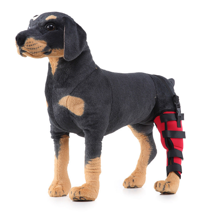 KFX-5537213 Leg Rehabilitation Foot Support for Pets - Adjustable Protective Gear in SBR Material