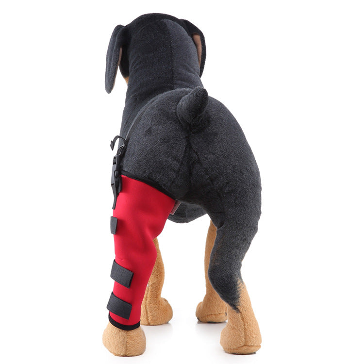 KFX-5537213 Leg Rehabilitation Foot Support for Pets - Adjustable Protective Gear in SBR Material