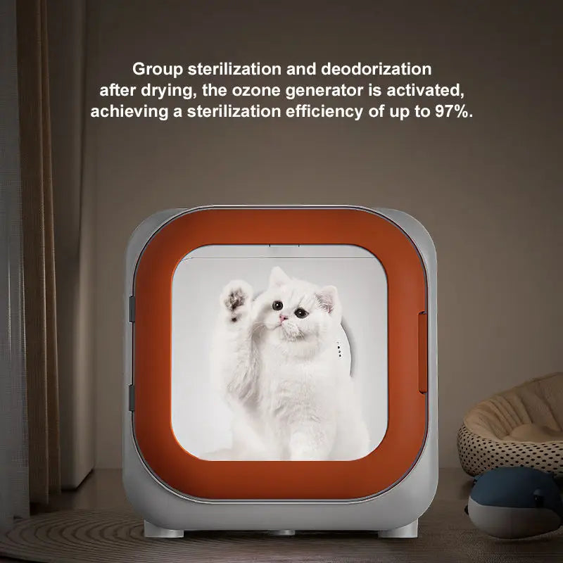 KFX-553811 Eco-Friendly Electric Pet Dryer for Dogs and Cats - 7kg Capacity, Silent Design