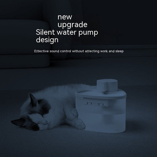 KFX-5538877 Cat Water Fountain with Induction Water Outlet and 2L Capacity