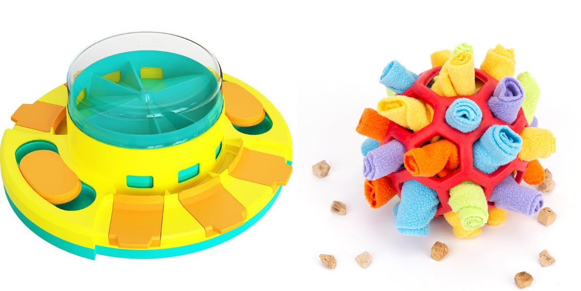 KFX-5539005 Leaky Bear & Bulb Tumbler Educational Toys for Dogs and Cats - Multiple Colors Available