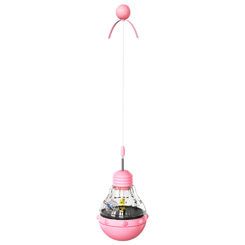 KFX-5539005 Leaky Bear & Bulb Tumbler Educational Toys for Dogs and Cats - Multiple Colors Available